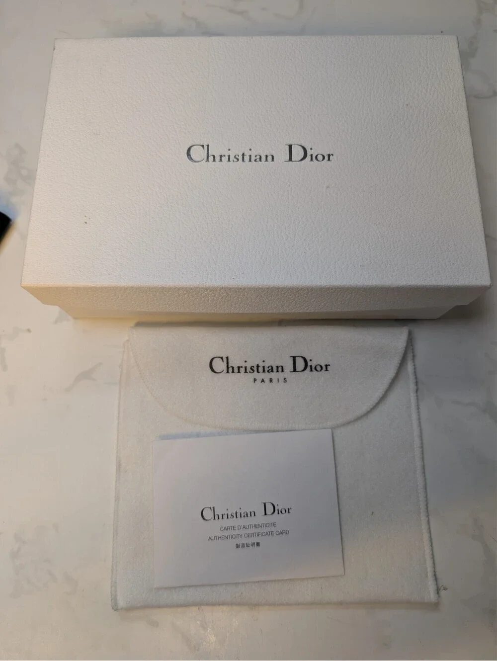 Christian Dior Malice Agenda NOS Black 6 Ring Box Dust Cover COA Authentic